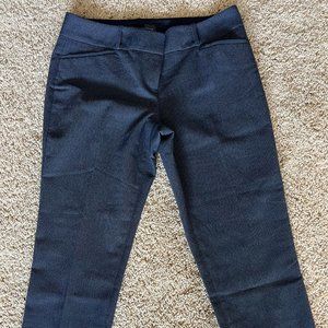 The Limited Cropped Dress Pants Size 10 Navy